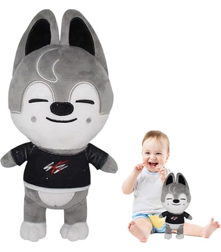 Zhlearda Stray Kids Plush Doll, Skzoo Plush Doll, Toy, 20 cm Husky